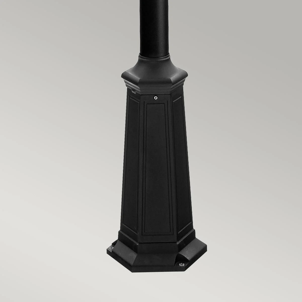 Turin 1/2/3Lt Lamp Post - Black IP54  E27 - Image 8
