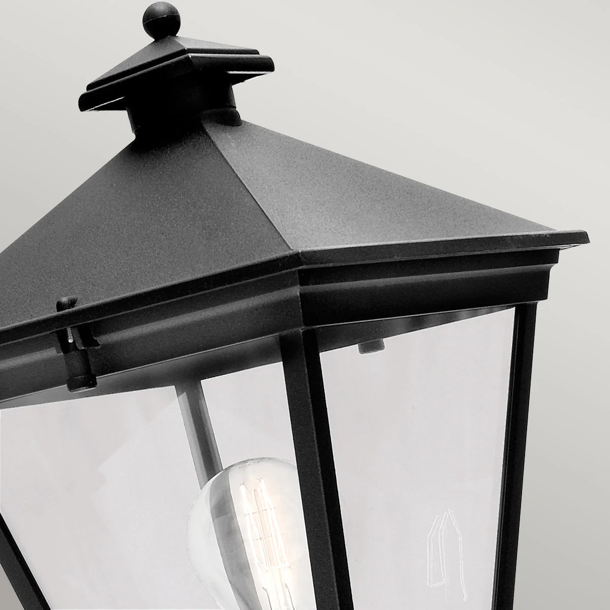 Turin 1 Light Medium/Large Down/Up Wall Lantern - Black - Image 13