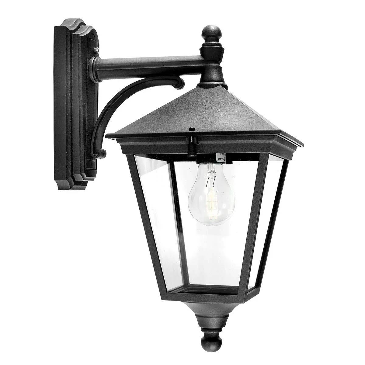 Turin 1 Light Medium/Large Down/Up Wall Lantern - Black - Image 14