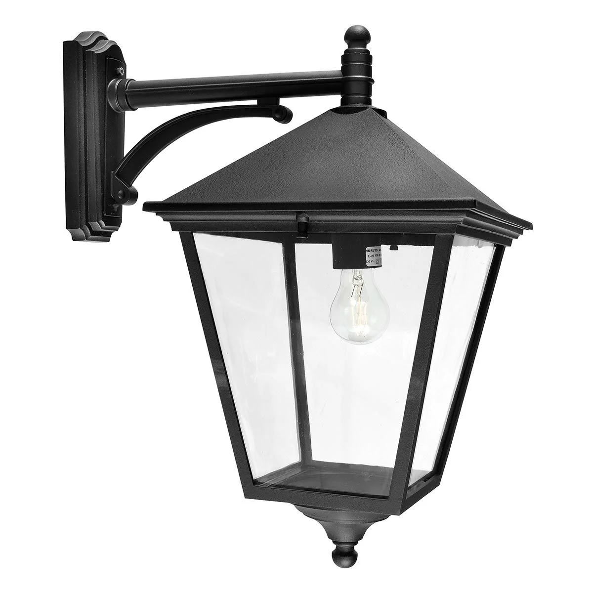 Turin 1 Light Medium/Large Down/Up Wall Lantern - Black - Image 15