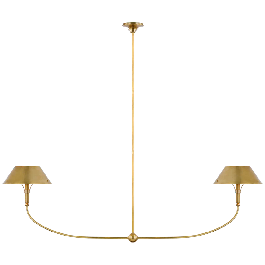 Turlington Linear Chandelier- Brass/ Bronze Finishes - Image 2