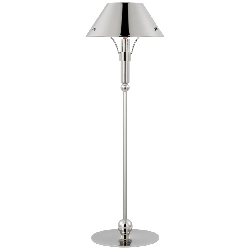 Turlington Table Lamp- Polished Nickel/ Antique Brass/ Bronze Finish - Image 2