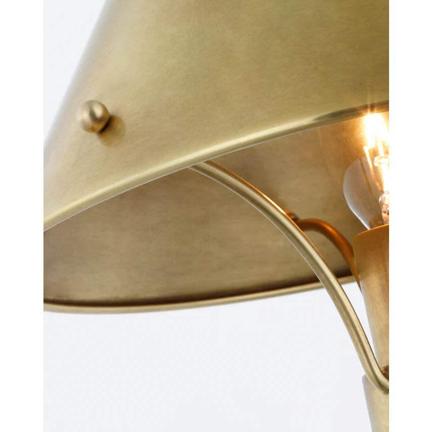 Turlington Table Lamp- Polished Nickel/ Antique Brass/ Bronze Finish - Image 4