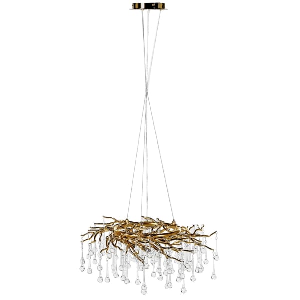 Twiggy 6/13Lt Oxid Gold Droplet Chandelier - Image 4