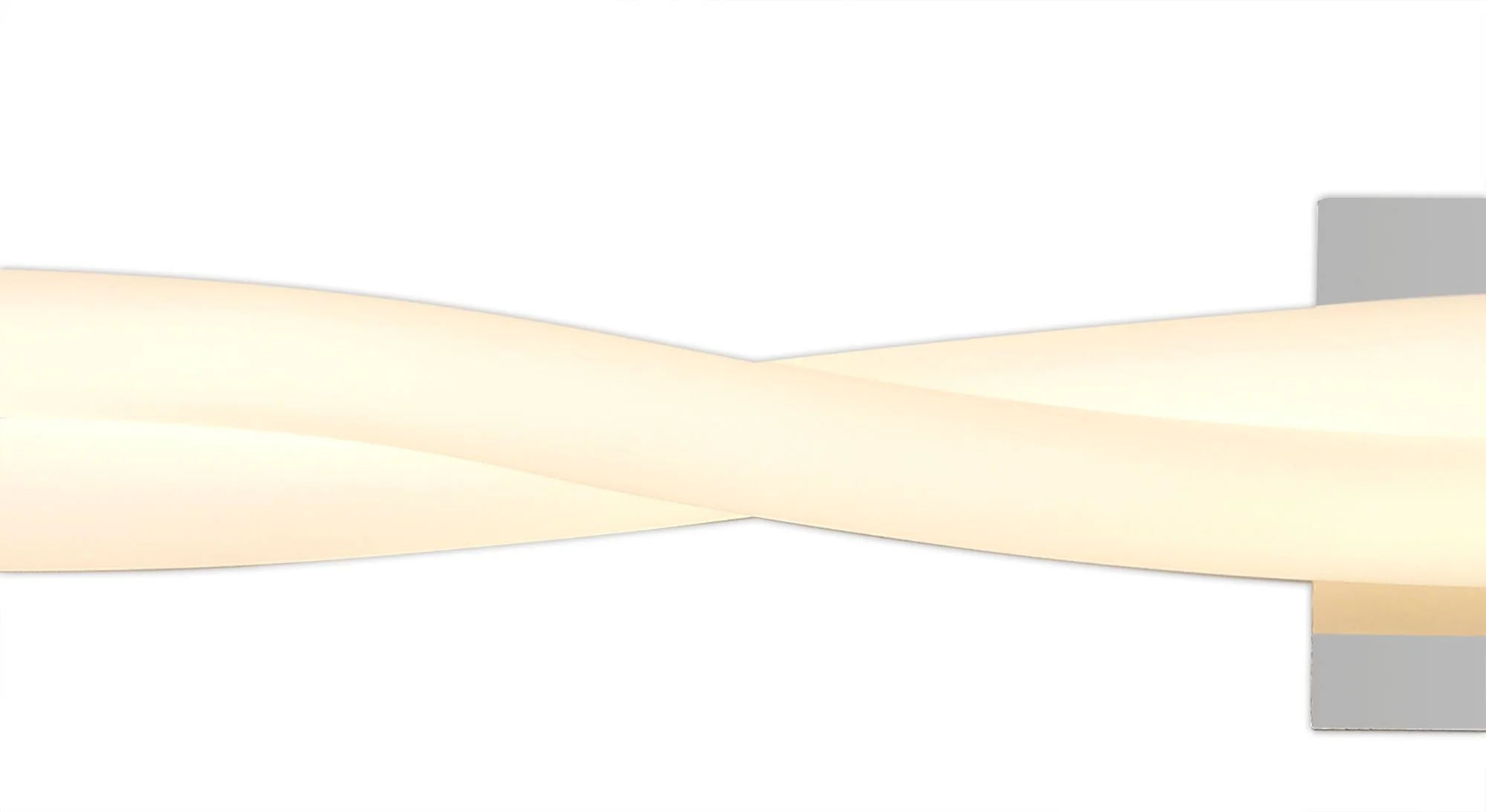 Twine Wall Lamp Large, 2 x 10W LED, 3000K, 1400lm, IP44, Polished Chrome, 3yrs Warranty - Image 4