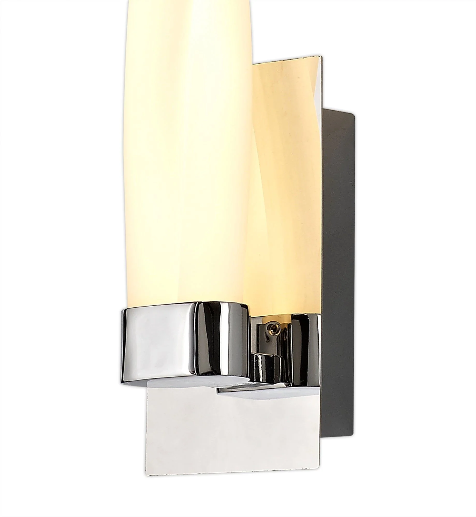 Twine Wall Lamp Small, 2 x 5W LED, 3000K, 700lm, IP44, Polished Chrome, 3yrs Warranty - Image 5