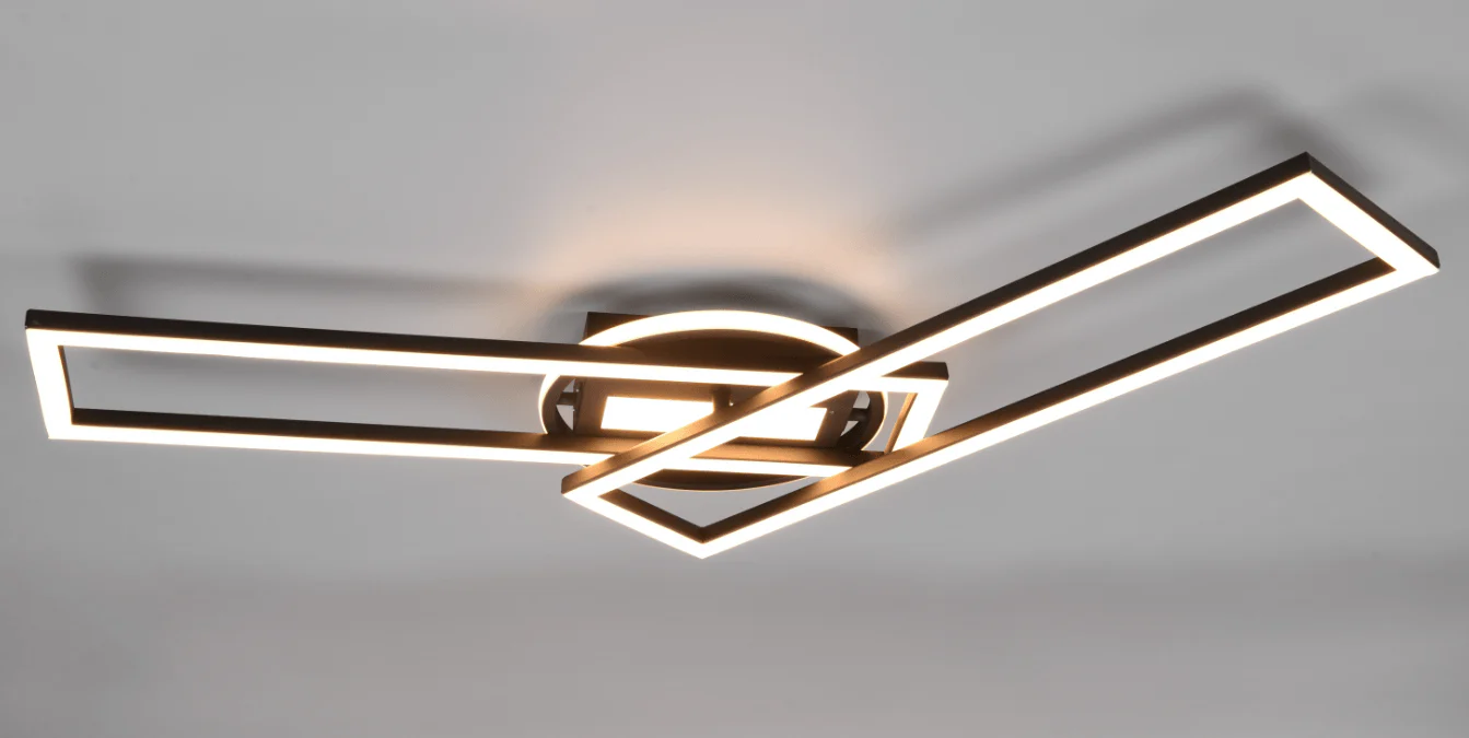 Twister LED Flush Ceiling Light - Various Colours - Image 6