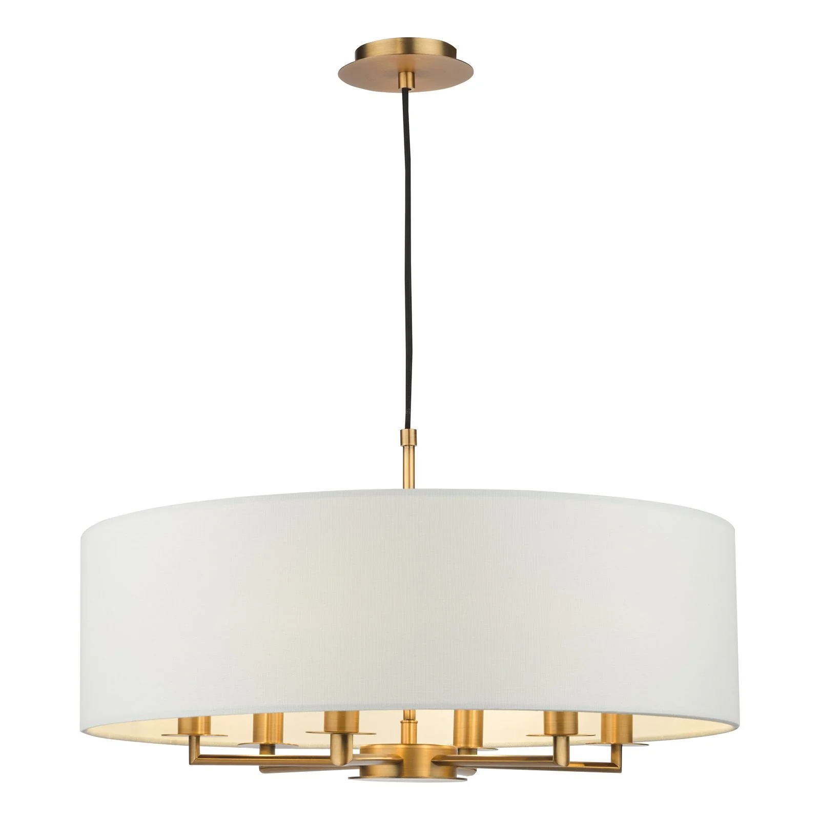 Tyler 6 Light Chadelier - Matt Black/ Antique Bronze Finishes - Image 5