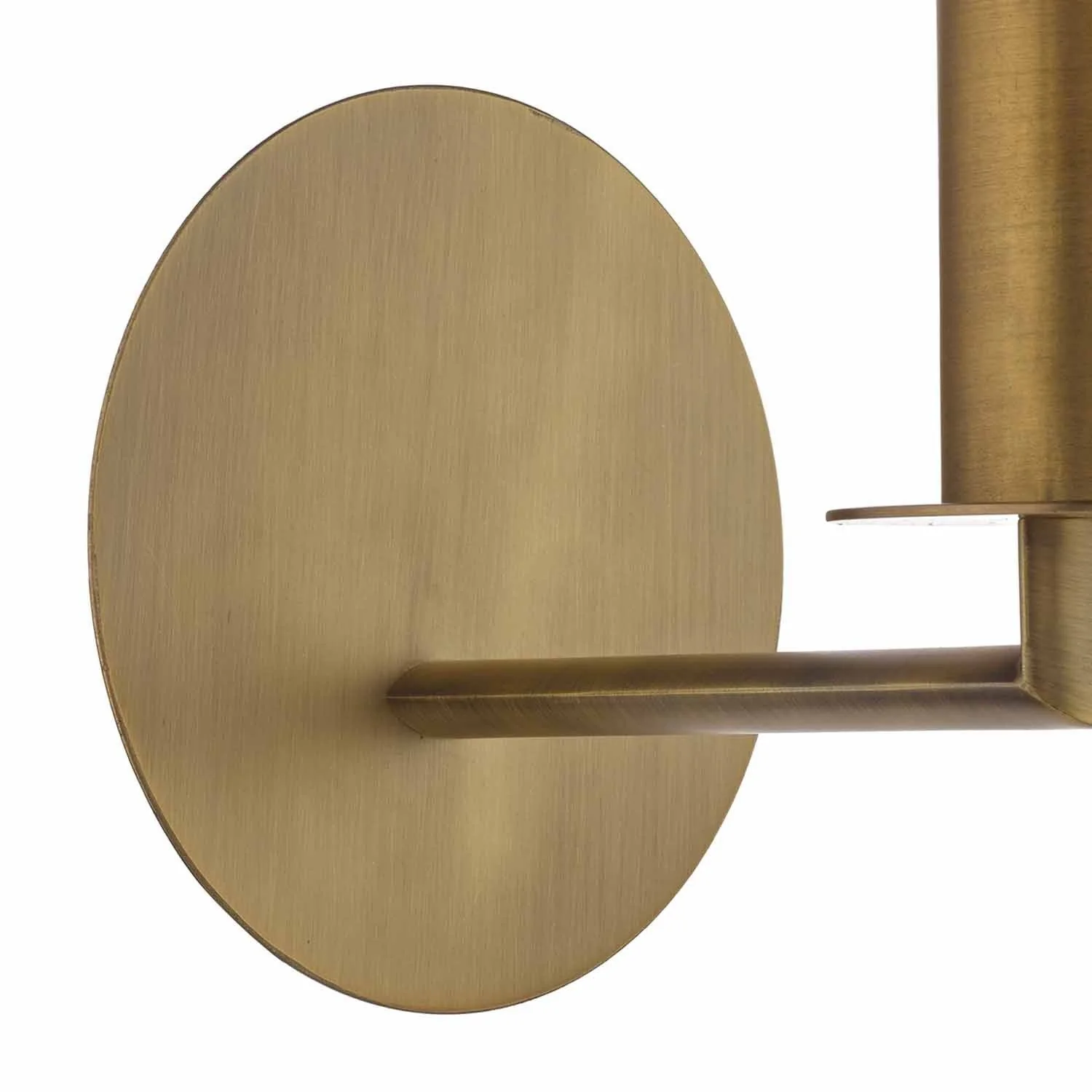 Tyler Wall Light Fitting Only - Bronze/Satin Nickel IP20 - Image 2
