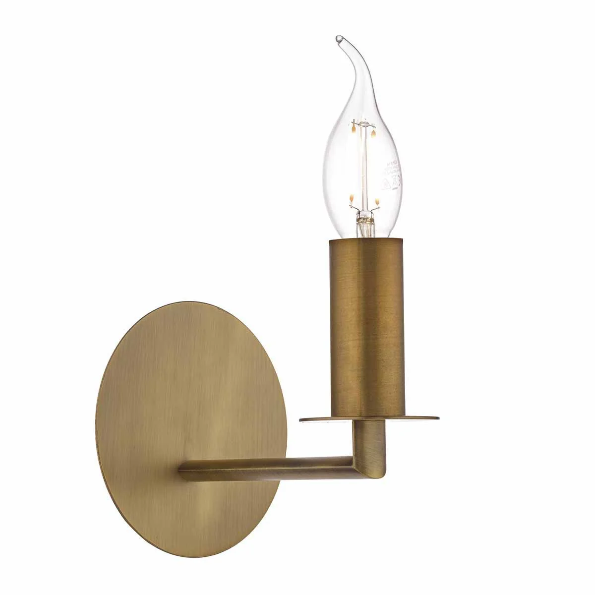Tyler Wall Light Fitting Only - Bronze/Satin Nickel IP20 - Image 3