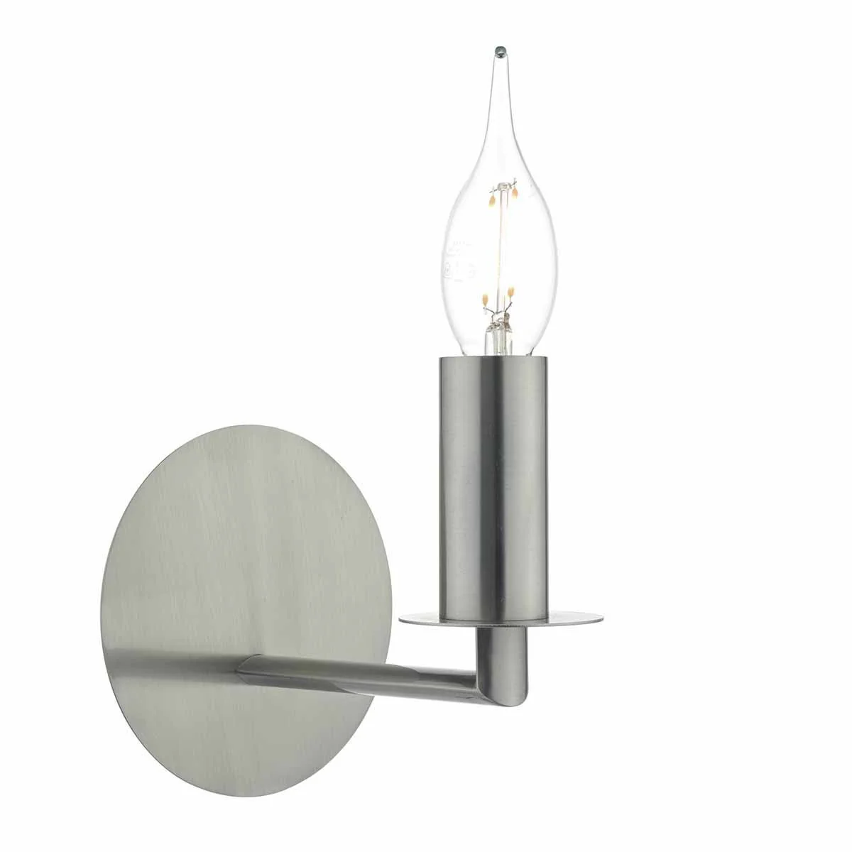 Tyler Wall Light Fitting Only - Bronze/Satin Nickel IP20 - Image 6