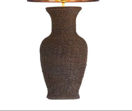 Ubud Table Lamp Brown/ Cream-  Base Only - Image 3