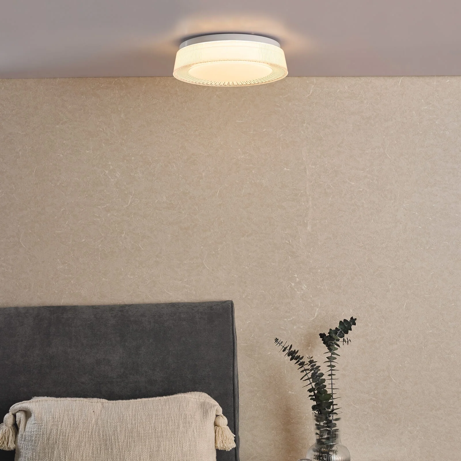 Udell Flush White Acrylic LED Light - Image 3
