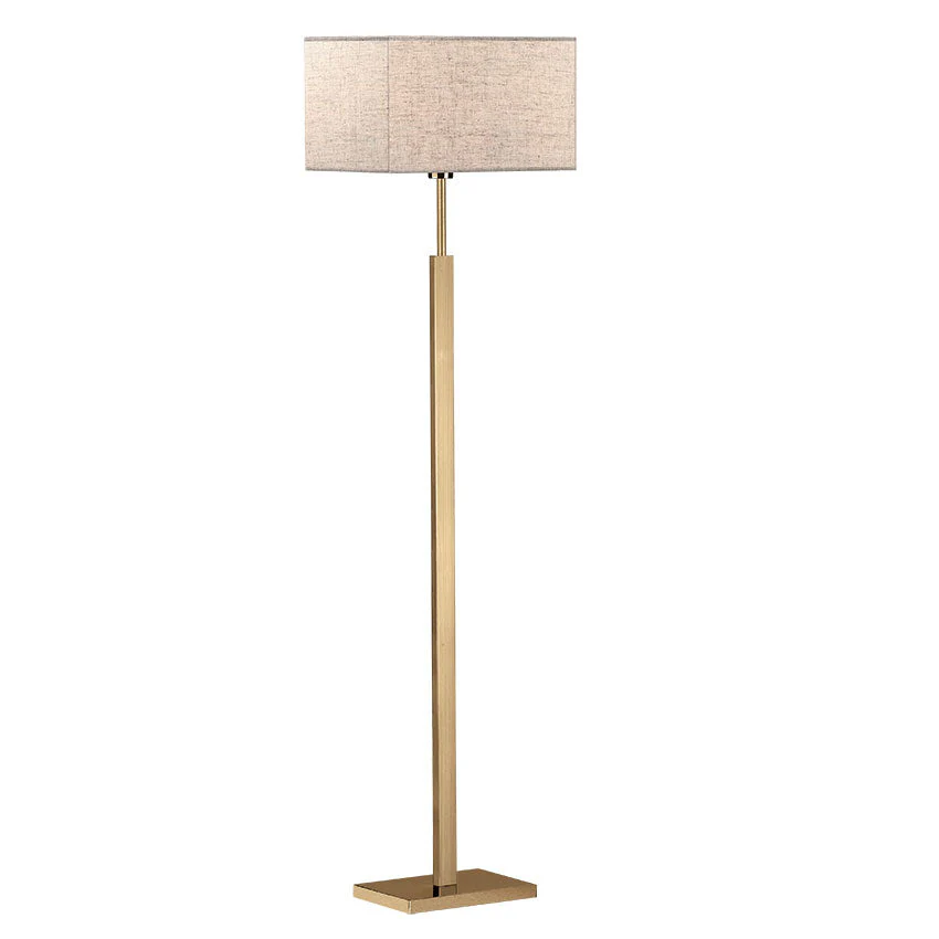 Ultra Lounge Floor Lamp - Antique Brass/Matt Brass/Satin Nickel Finish - Image 2