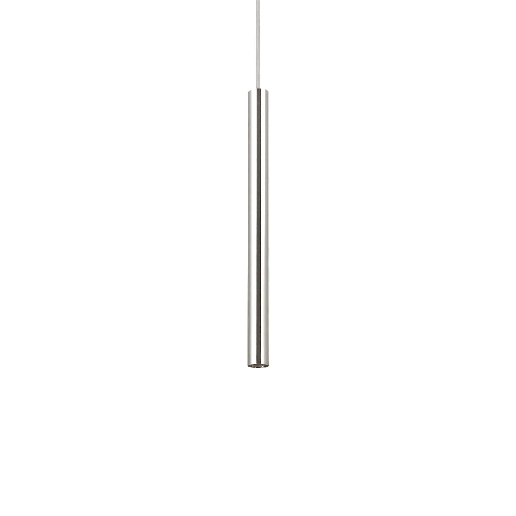 Ultrathin Pendant Light Fitting - White/Chrome/Black Finish - Image 3