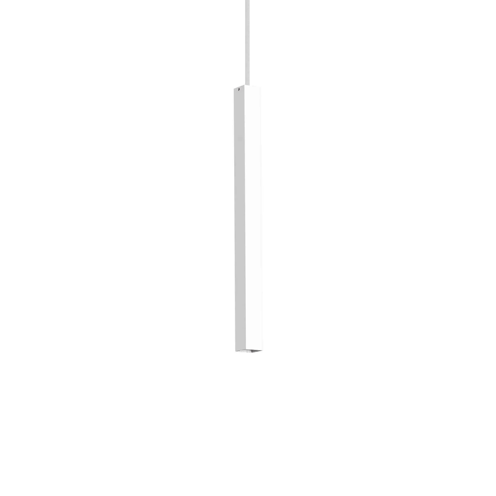 Ultrathin Pendant Light Fitting - White/Chrome/Black Finish - Image 5