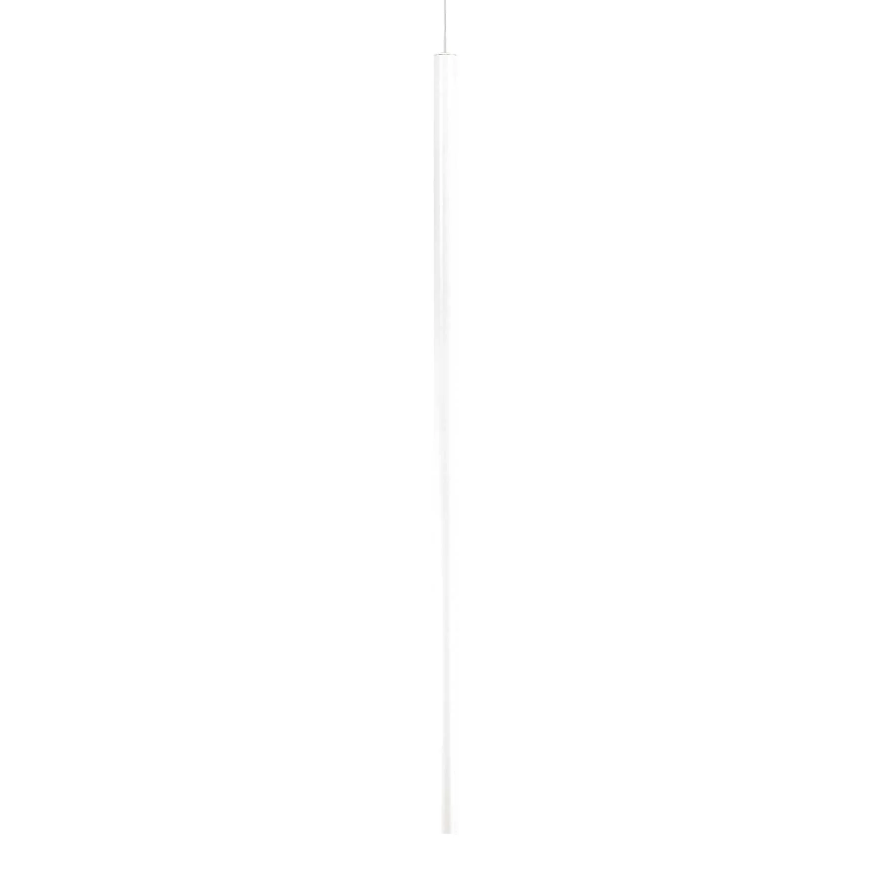 Ultrathin Pendant Light Fitting - White/Chrome/Black Finish - Image 7