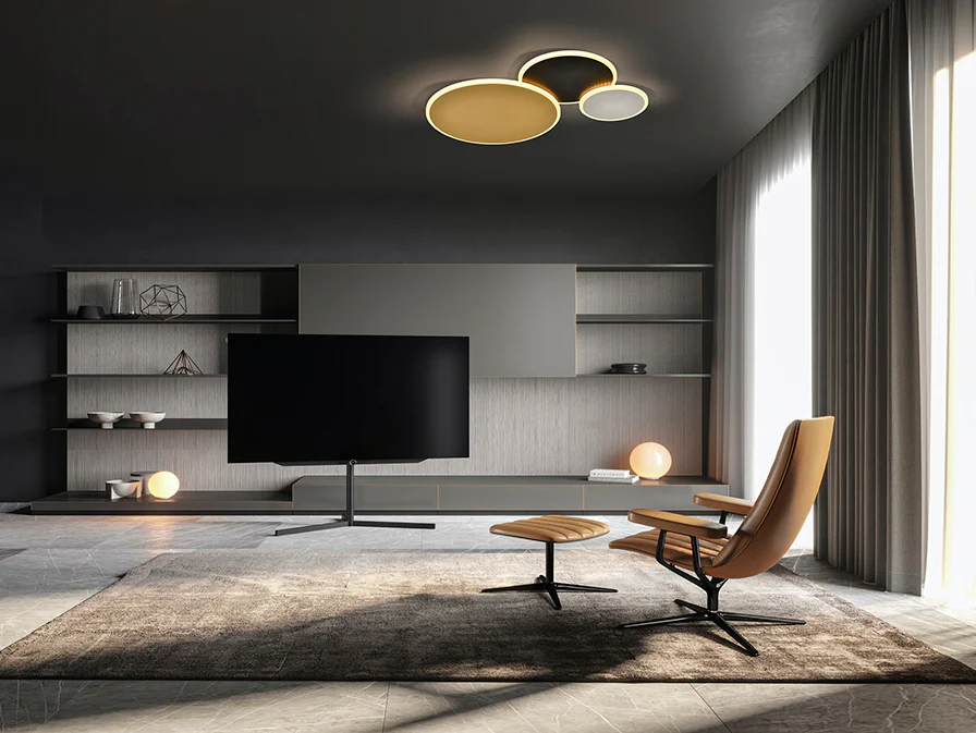 UMBRA LED CEILING LAMP - GOLD/ BLACK/ WHITE - Image 3