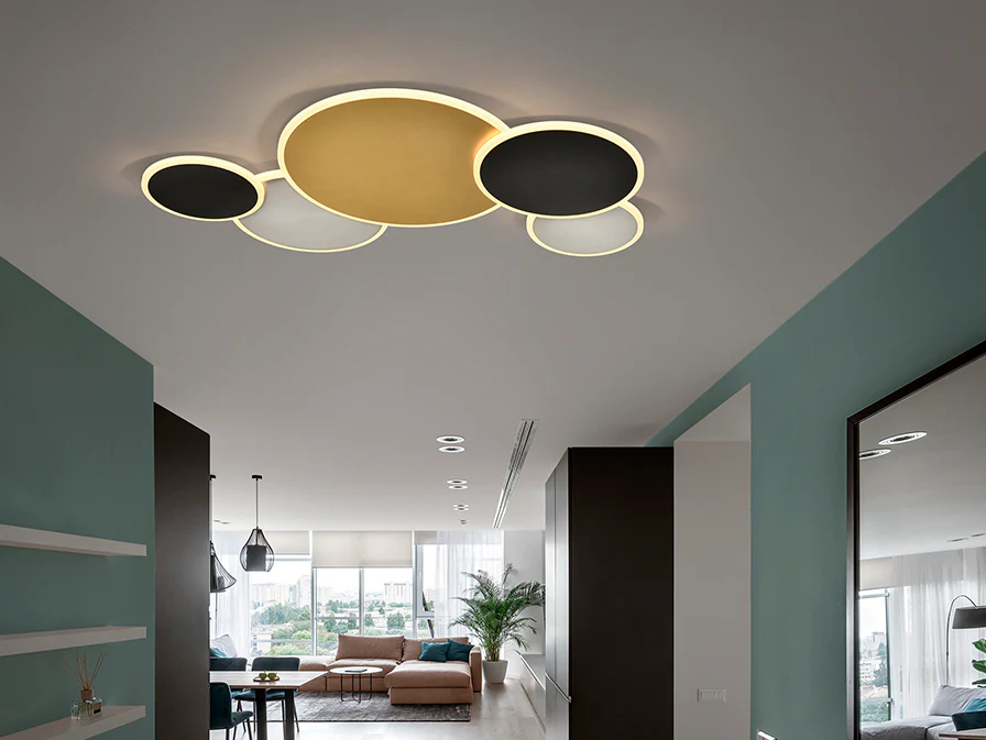 UMBRA LED CEILING LAMP - GOLD/ BLACK/ WHITE - Image 7