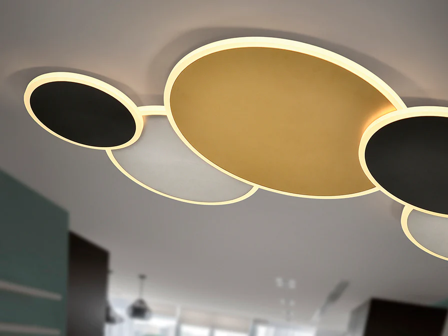 UMBRA LED CEILING LAMP - GOLD/ BLACK/ WHITE - Image 8