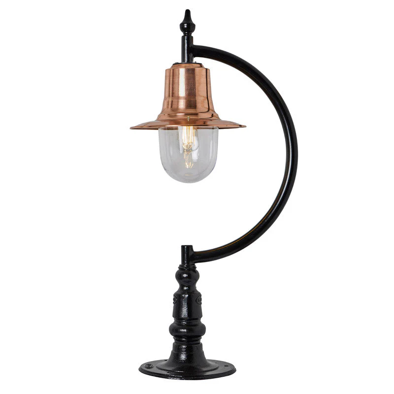 Upfield 1Lt Teardrop Pier Light - Cast Iron/Copper - Image 2