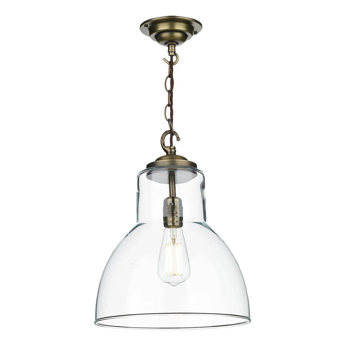 Upton 1 light Small/Large pendant Various Finishes - Image 10