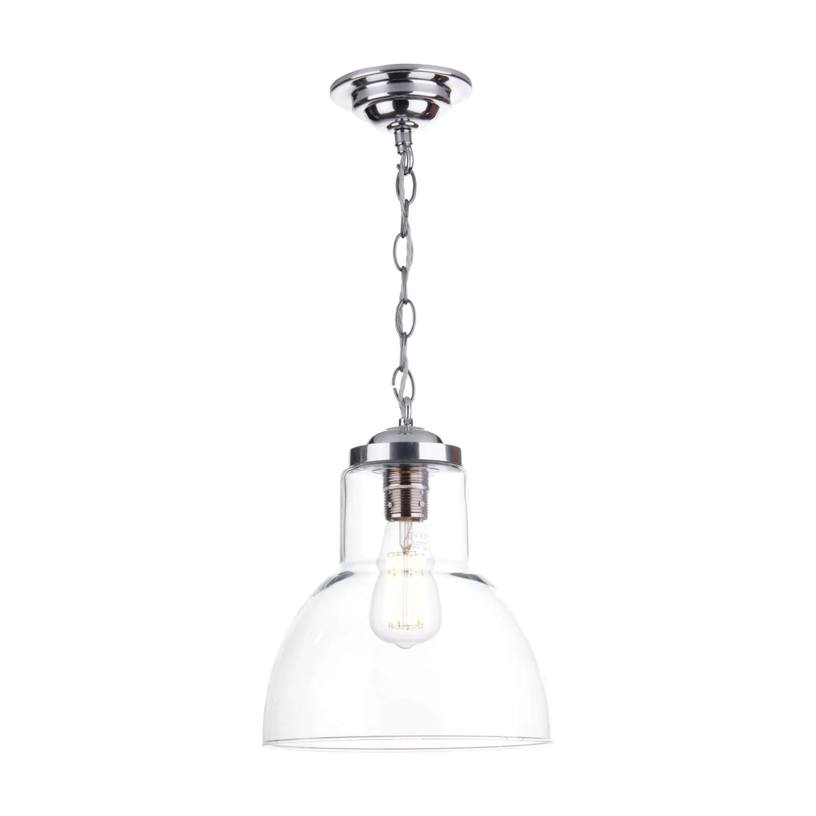 Upton 1 light Small/Large pendant Various Finishes - Image 13