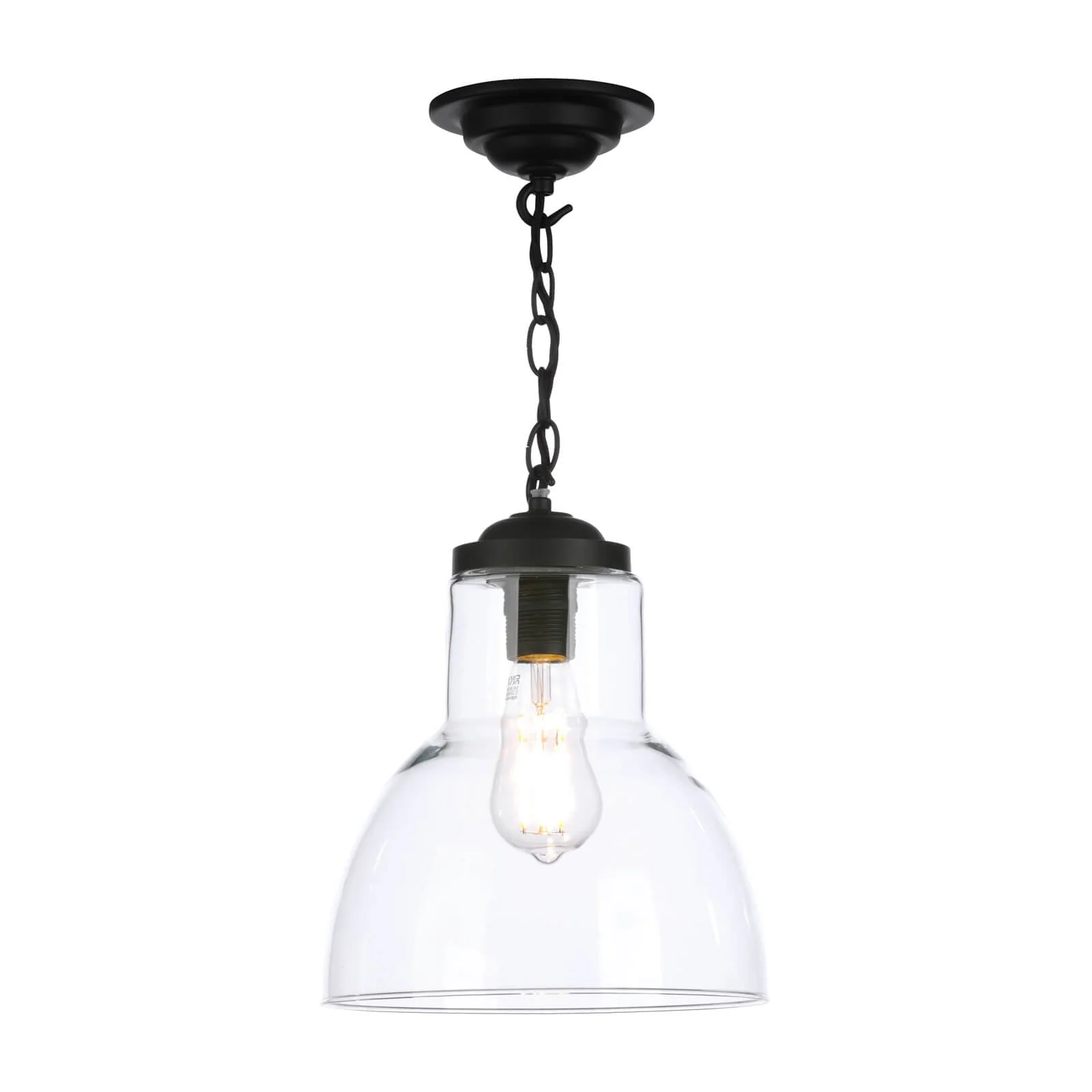Upton 1 light Small/Large pendant Various Finishes - Image 2