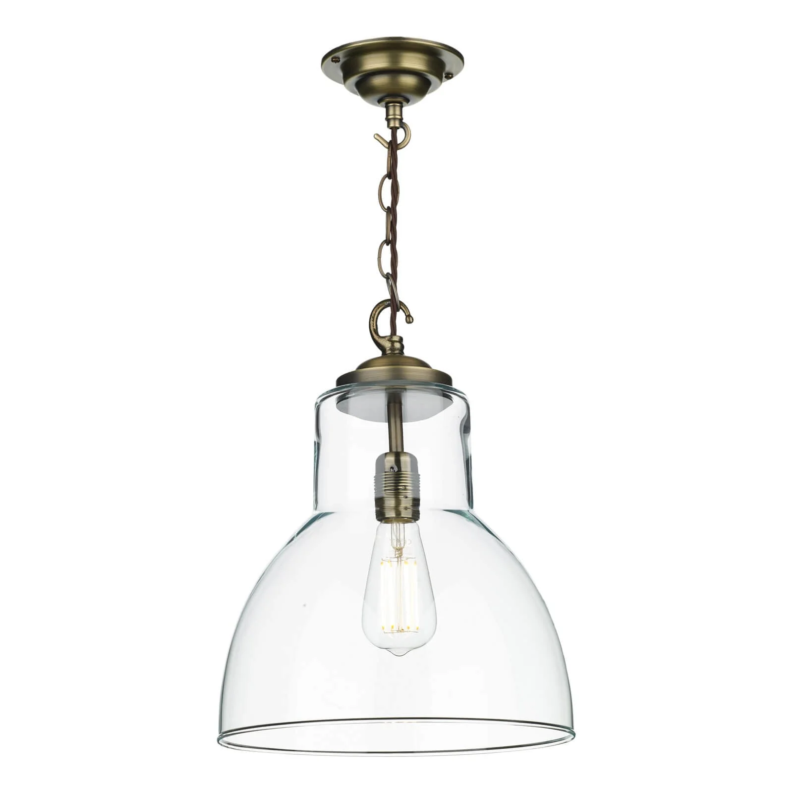 Upton 1 light Small/Large pendant Various Finishes - Image 23