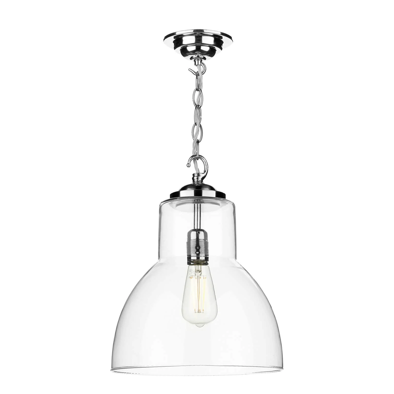 Upton 1 light Small/Large pendant Various Finishes - Image 25