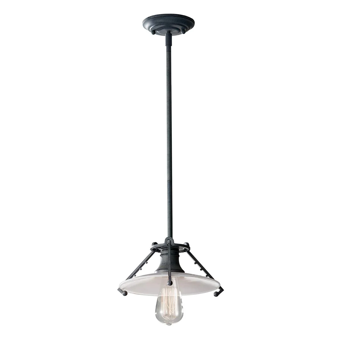 Urban Renewal 1 Light Pendant - Weathered Zinc - Image 2
