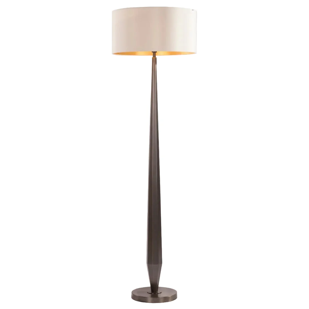 Aisone Dark Brass/Nickel Finish Floor Lamp E14 - Image 2