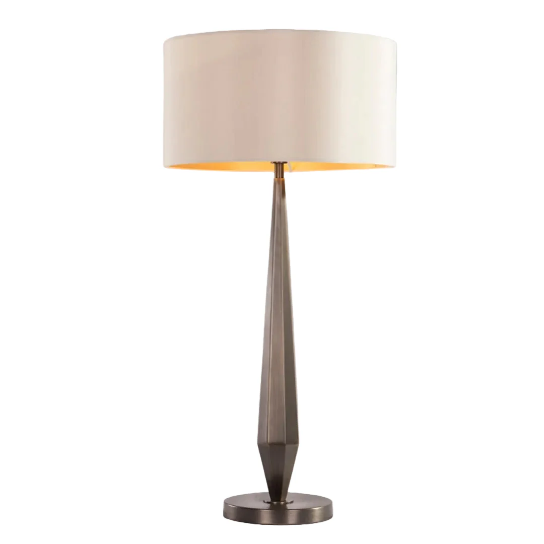 Aisone Dark Nickel/Brass Finish Table Lamp E14 - Image 2