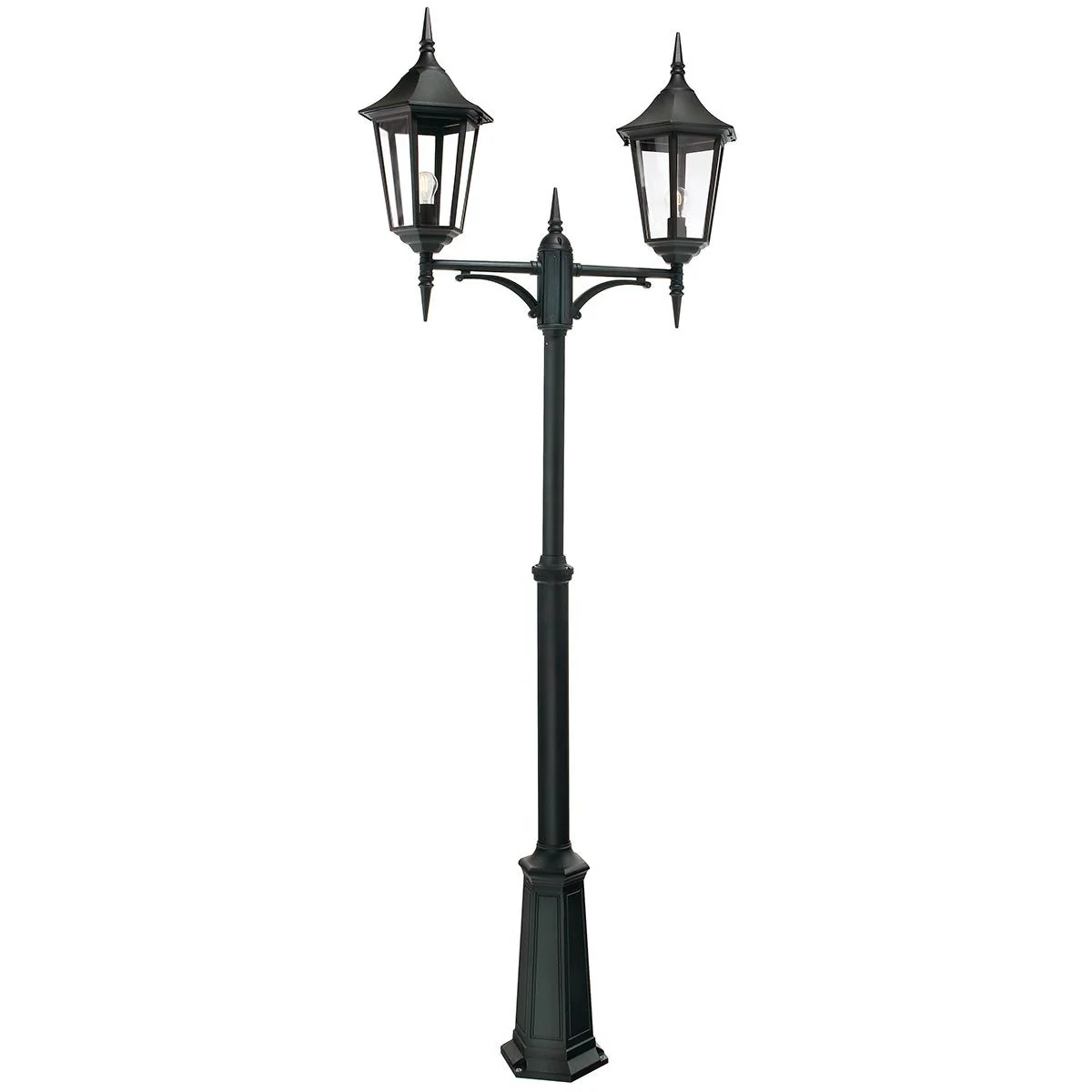 Valencia Grande 1/2Lt Post Light - Black IP54  E27 - Image 6