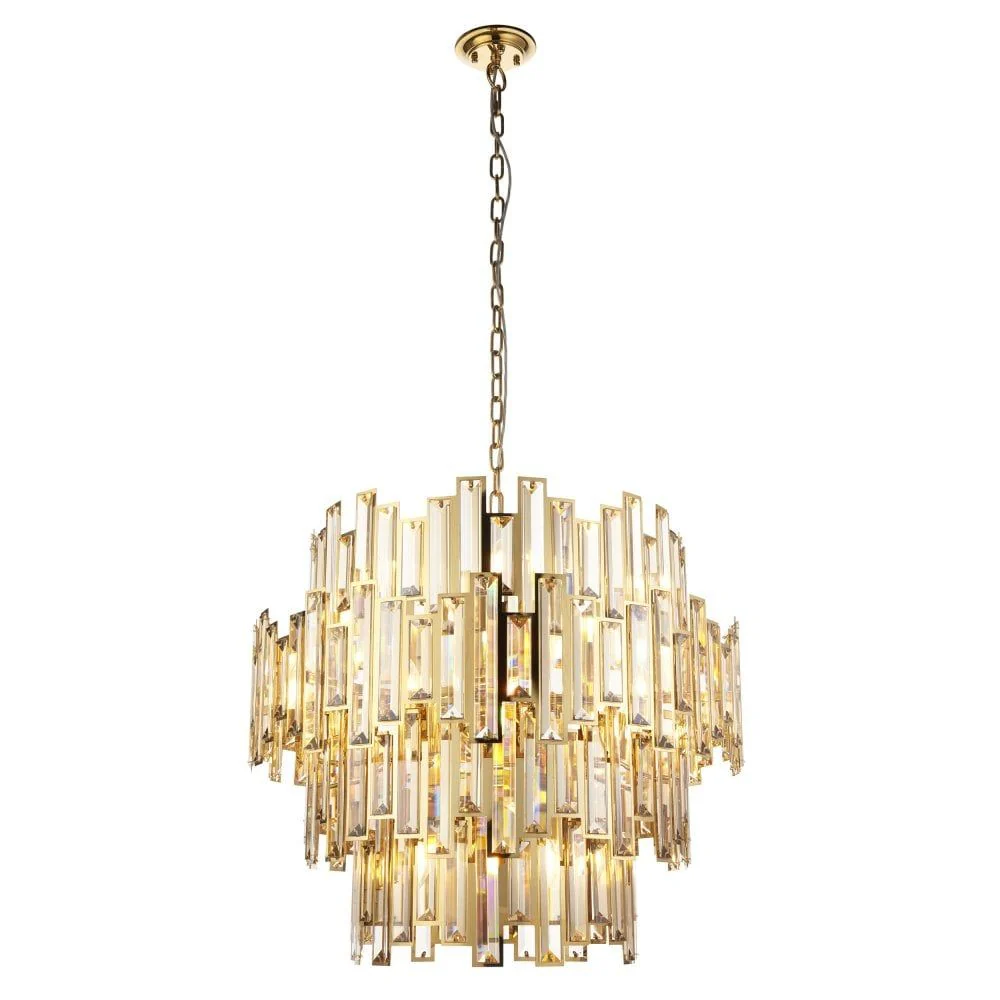 Valentino 12/15Lt Champagne Crystal Pendant - Image 10