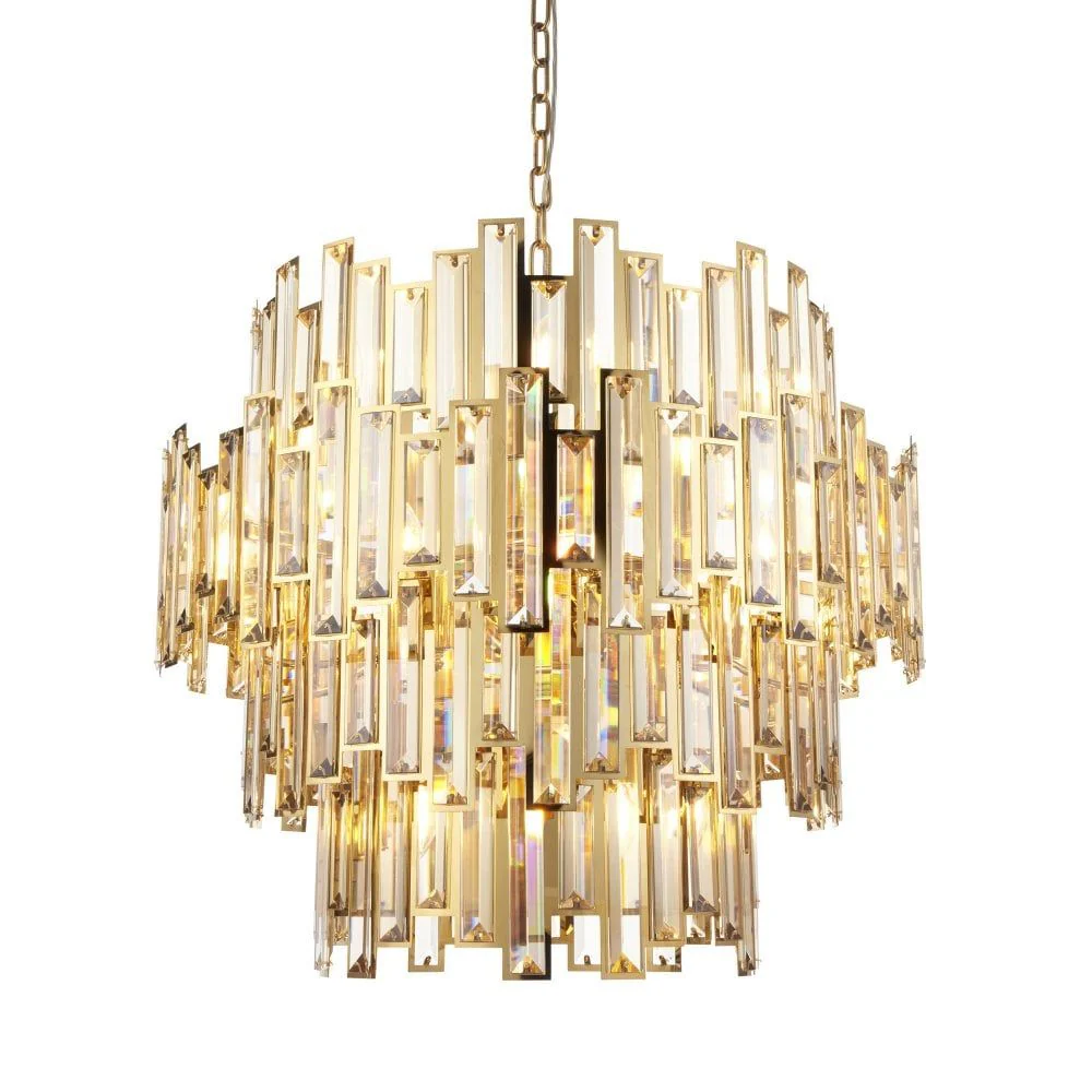 Valentino 12/15Lt Champagne Crystal Pendant - Image 12
