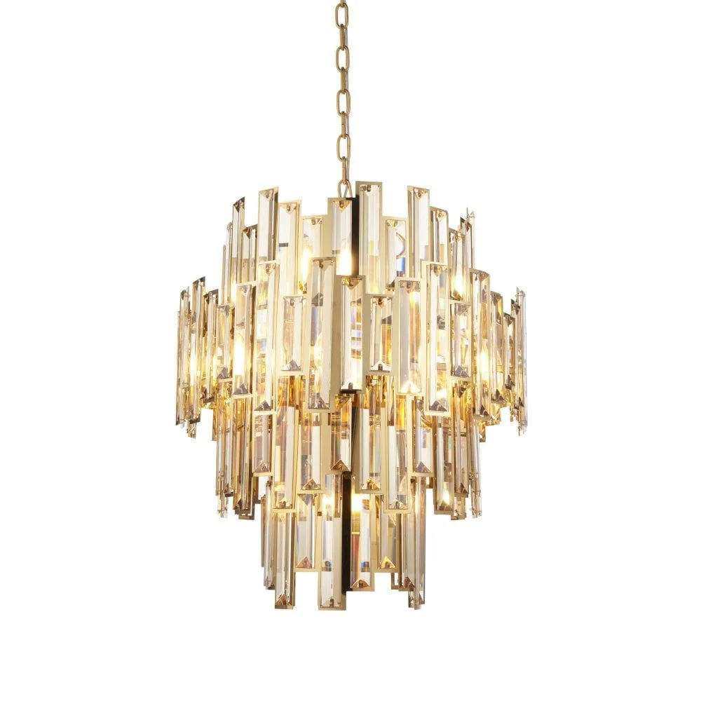 Valentino 12/15Lt Champagne Crystal Pendant - Image 2