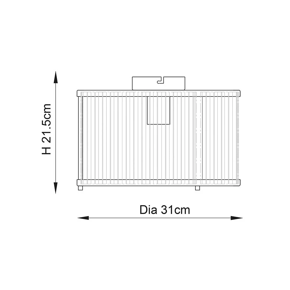 Essa 1Lt Flush Light - Antique Brass - Image 3