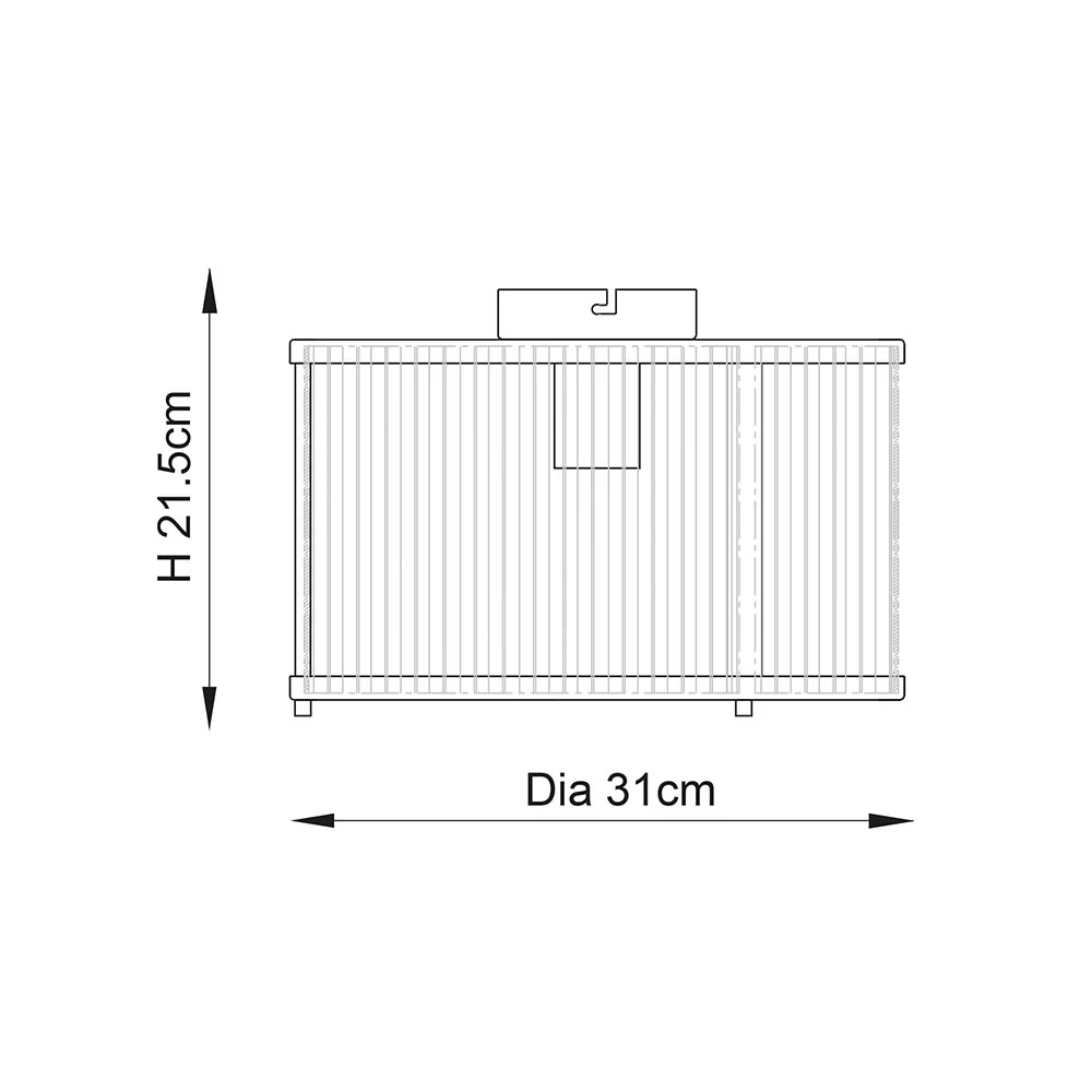 Essa 1Lt Flush Light - Antique Brass - Image 5