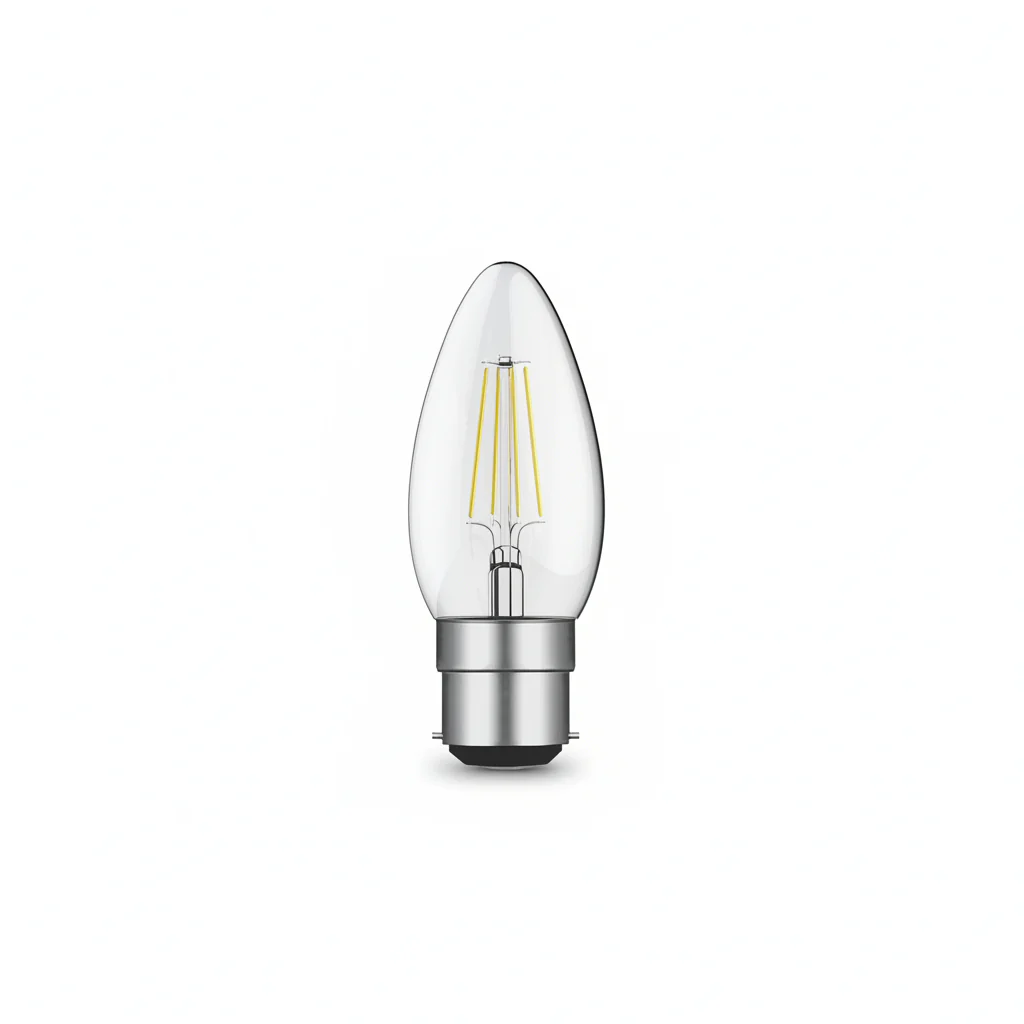 Value Classic LED Candle B22 Bulb- Various Finishes
