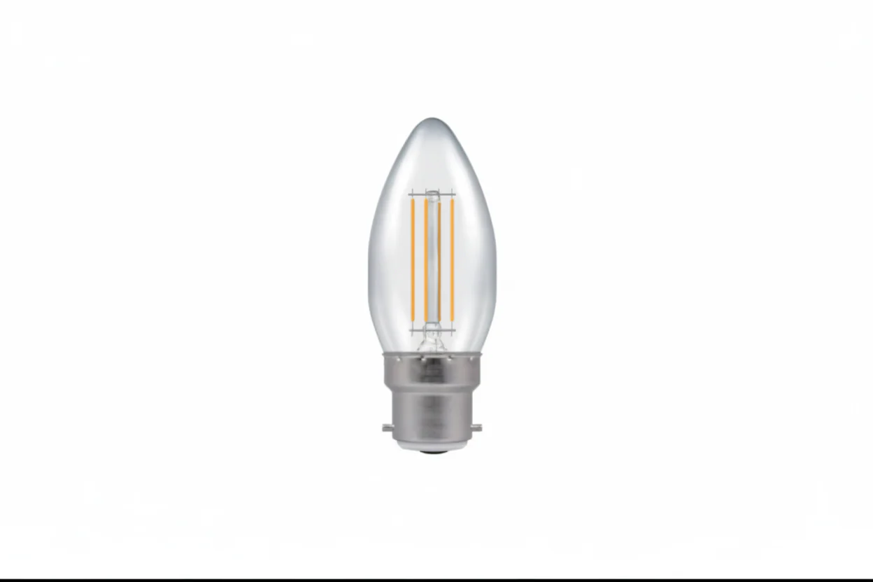 Value Classic LED Candle B22 Bulb- Various Finishes - Image 4
