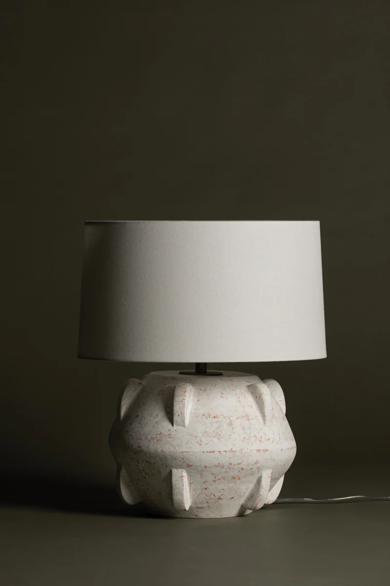 Vanda 1Lt Table Lamp - Whitewash Terracota - Image 2