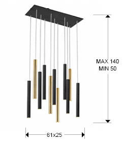 Varas Kitchen Light Dimmable - Various Finishes - Image 3