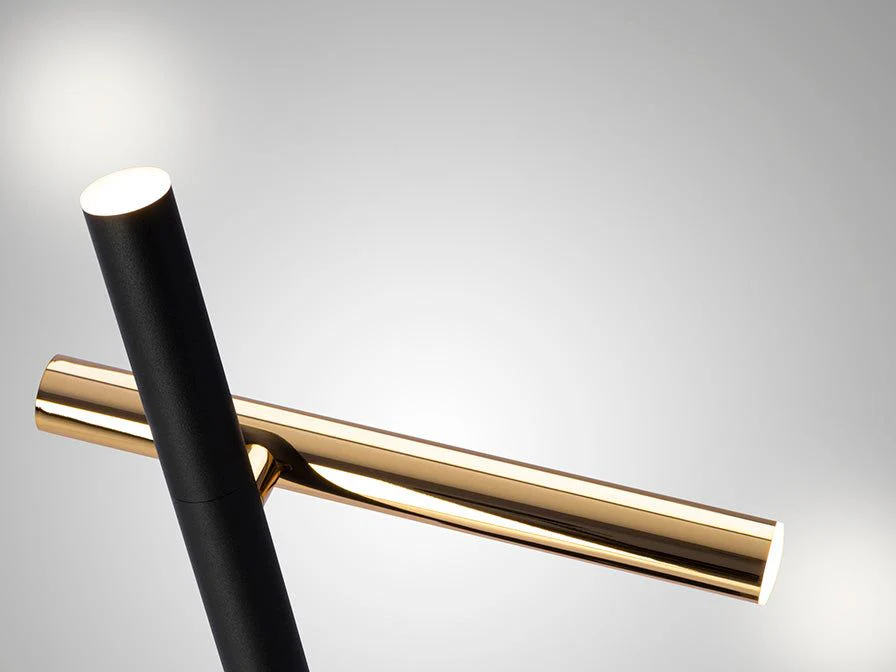 Varas Table Lamp - Black & Gold - Image 3
