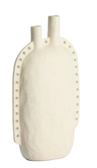 VARAZZA Vase Deco - Ceramics Matt Beige - Image 2
