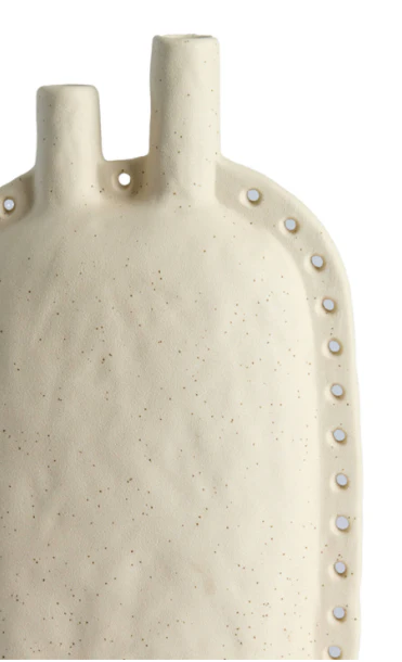 VARAZZA Vase Deco - Ceramics Matt Beige - Image 3