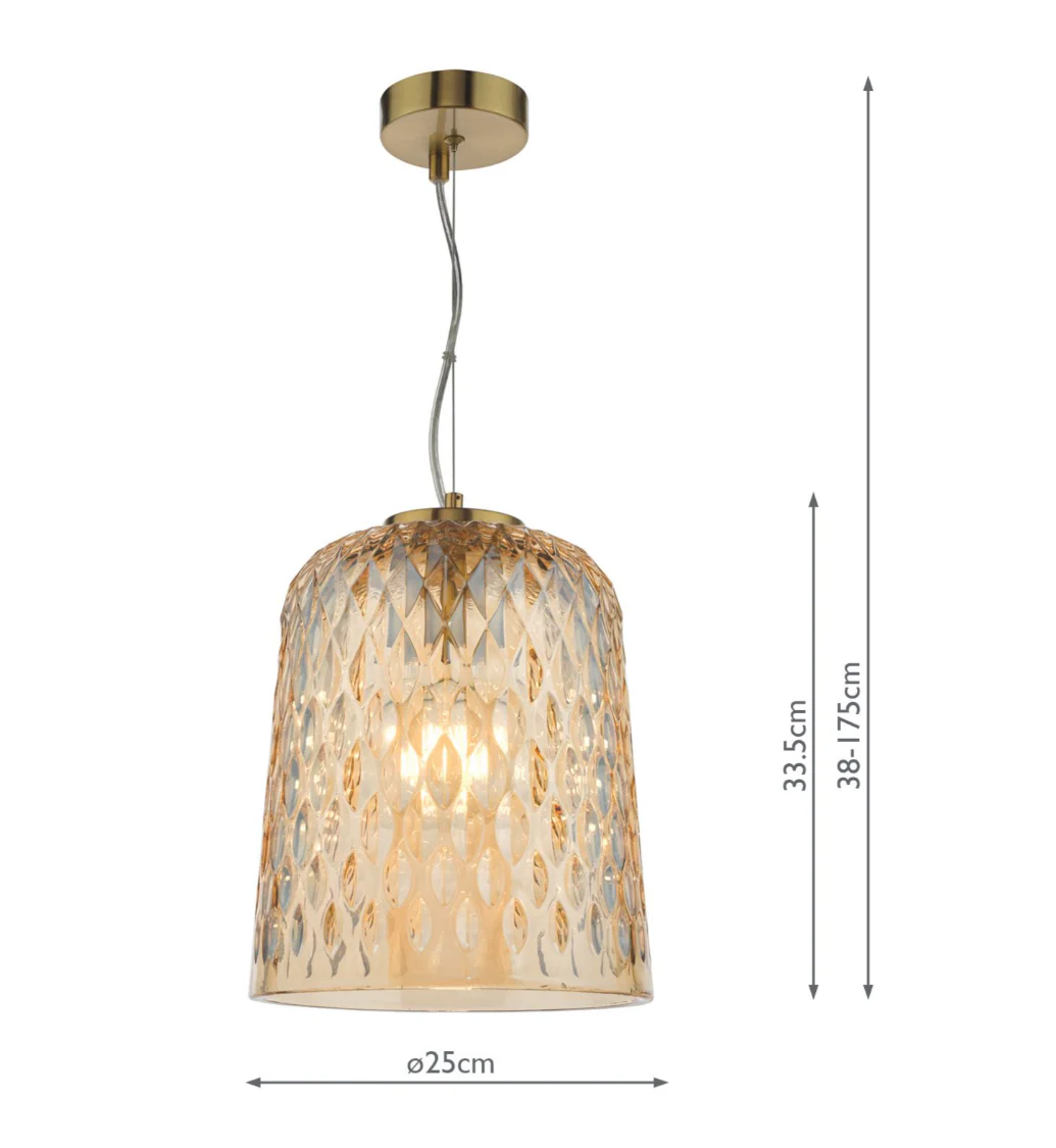 Varius Pendant Light- Natural Brass/ Matt Black Finishes - Image 4