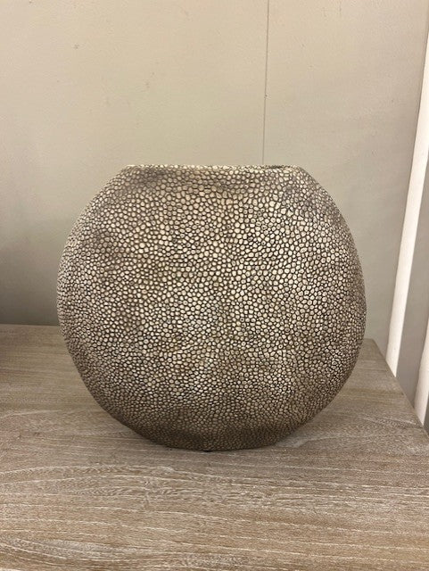 Vase deco RAYSKIN grey - Image 2