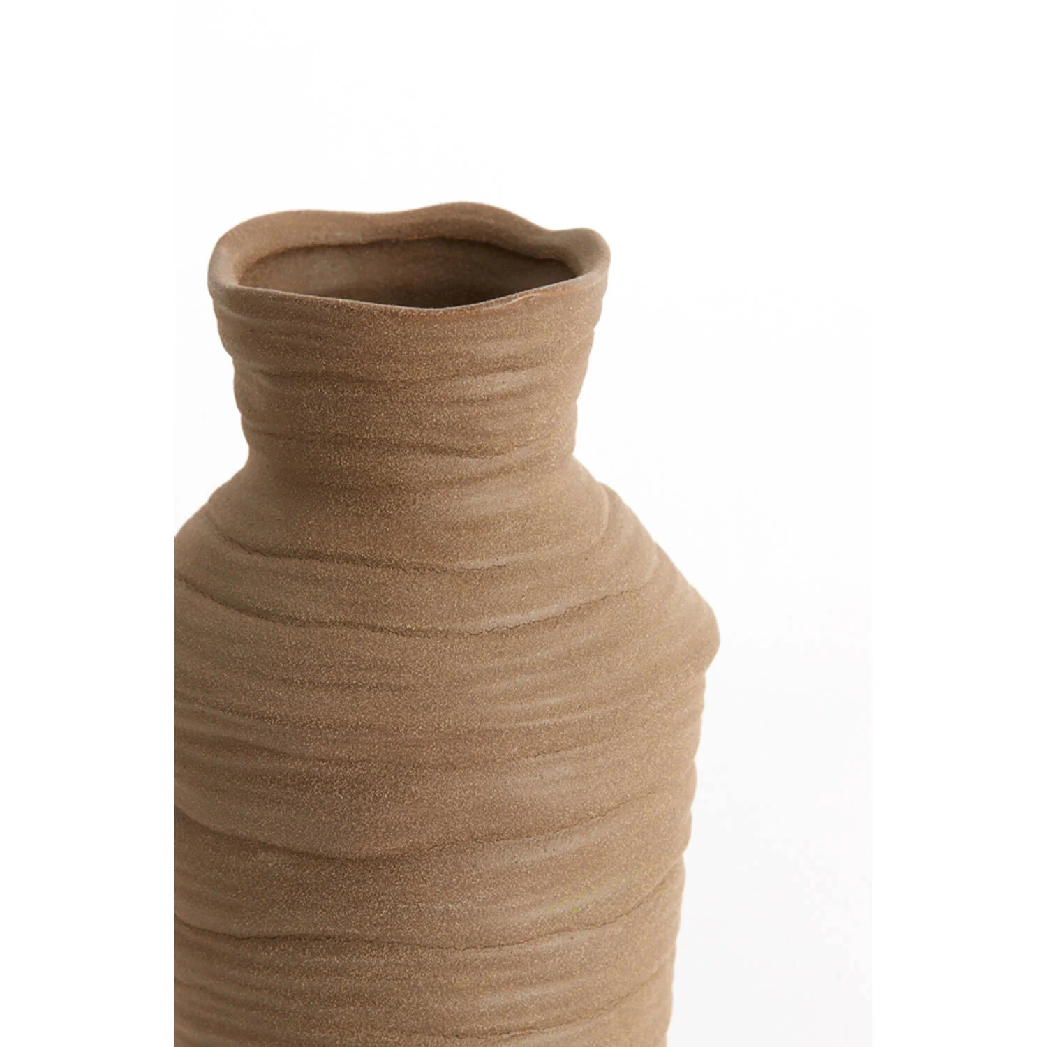 Greccio Vase Deco- Ceramics Matt Brown - Image 6
