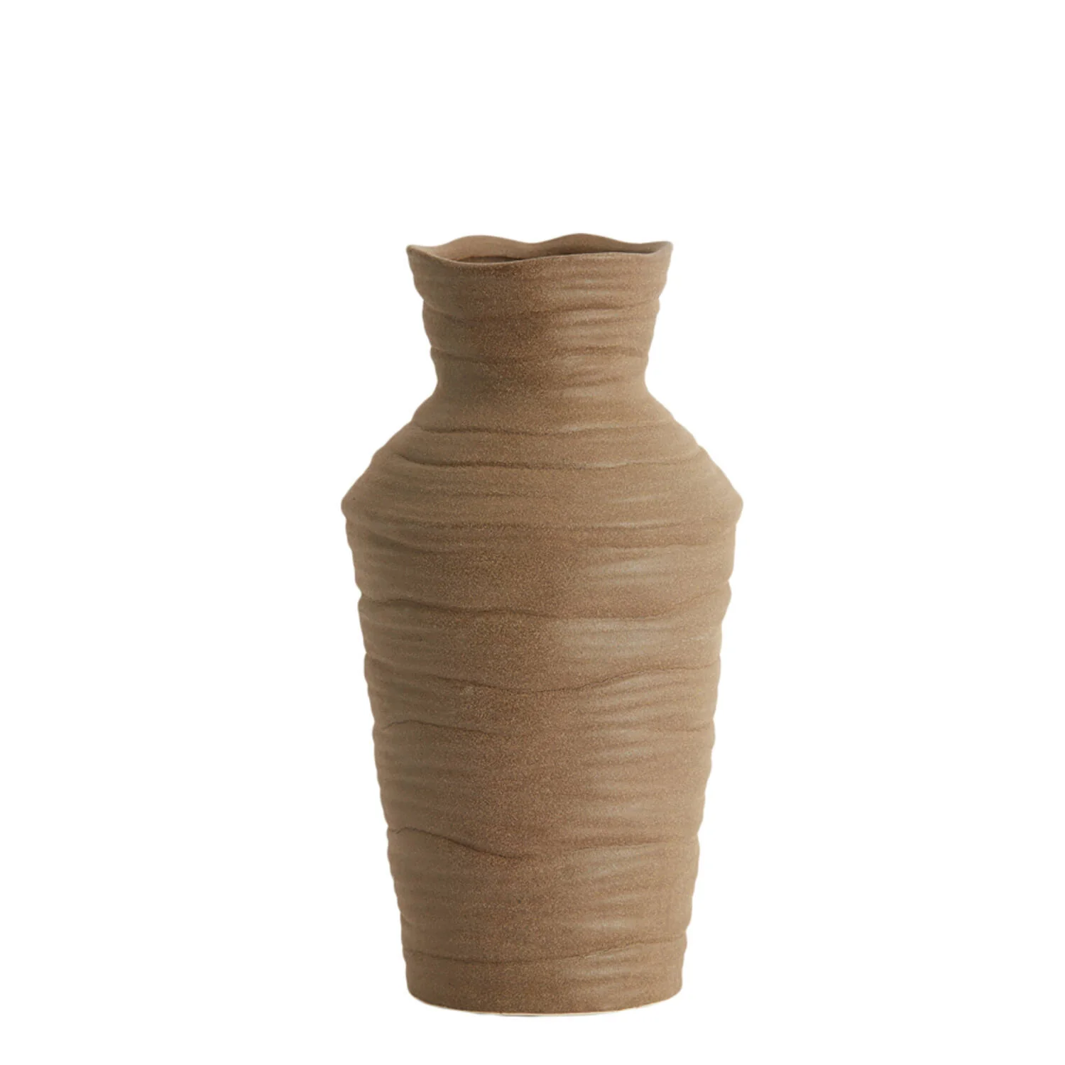 Greccio Vase Deco- Ceramics Matt Brown - Image 7